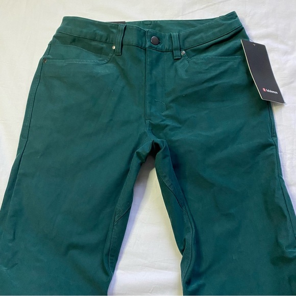 Lululemon ABC Pant Slim 32”L Utilitech GRNJ Green Jewel Teal Blue Men’s Size 28 - Picture 3 of 6